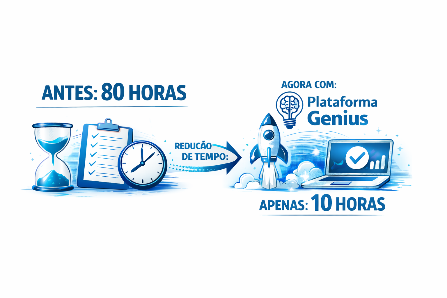 imagem da redução d etempo